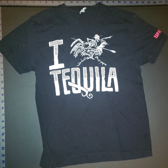 Small Black Espolon Tequila Shirt - Picture 2 of 3